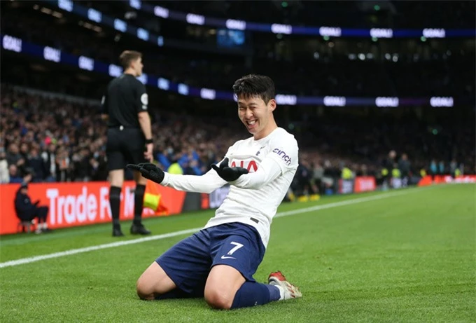 Son Heung-min ấn định tỷ số 3-0 trận Tottenham vs Norwich ở phút 77