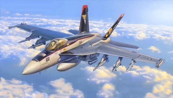 Chiếc F/A-18E/F Super Hornet. Nguồn: wall.alphacoders.com