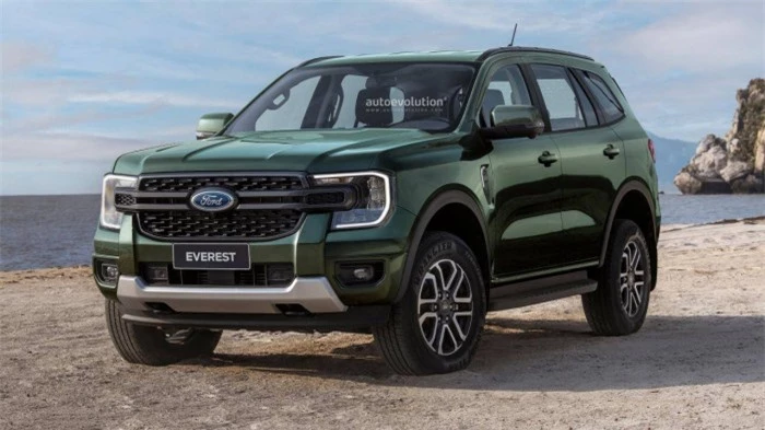 Xem trước Ford Everest 2022, lấy cảm hứng từ Ranger thế hệ mới 2