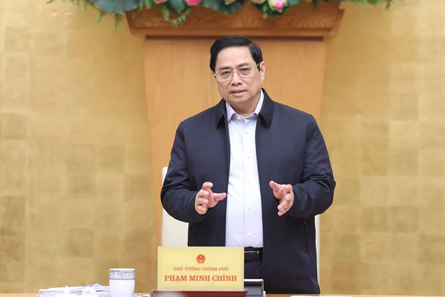 Ngày 7/12, Thủ tướng Chính phủ Phạm Minh Chính đã ký Nghị định 108/2021/NQ-CP về việc điều chỉnh lương hưu, trợ cấp bảo hiểm xã hội và trợ cấp hàng tháng. Ảnh: TTXVN 