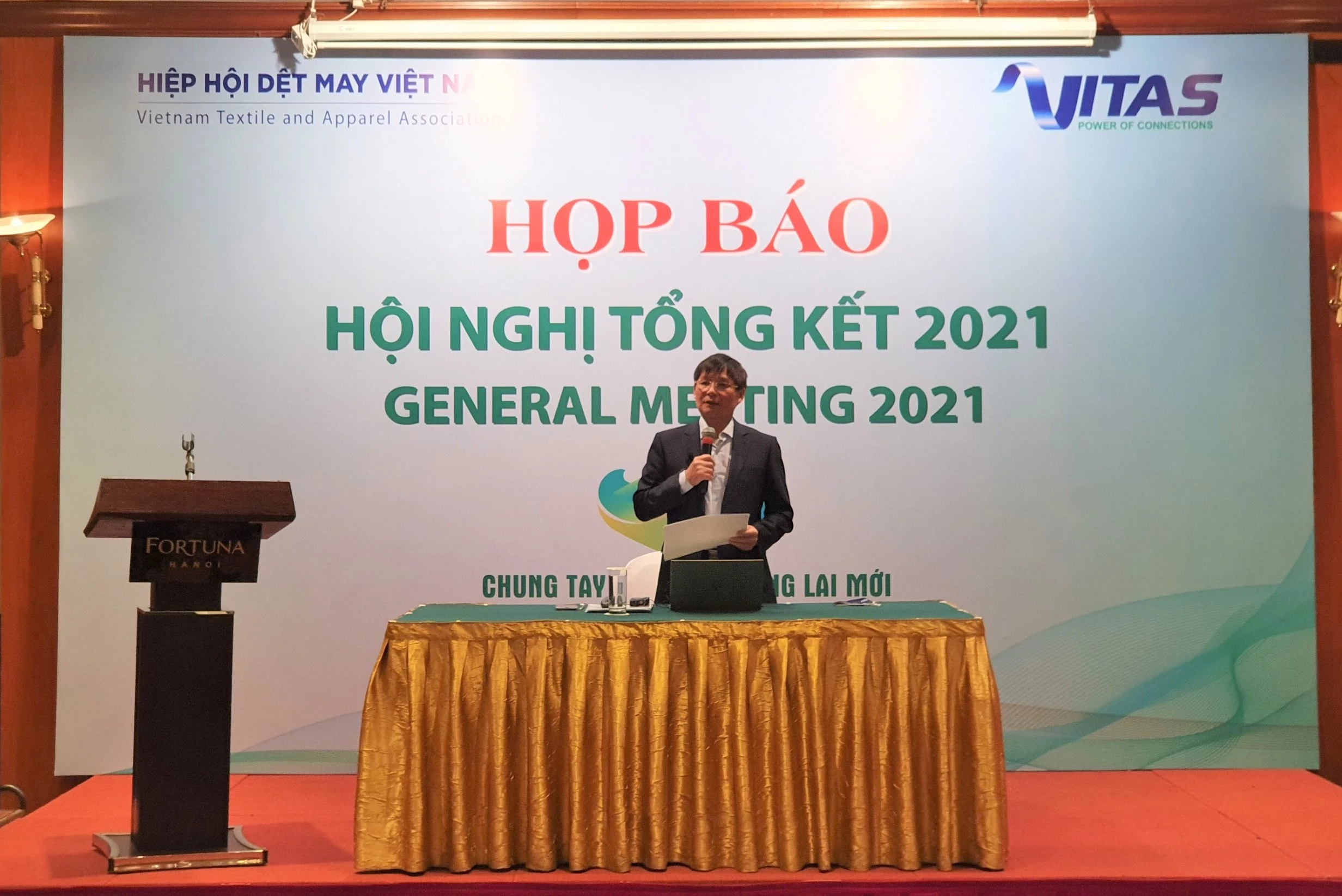 Ông Trương Văn Cẩm, Phó Chủ tịch Hiệp hội Dệt may Việt Nam (VITAS). Ảnh: VGP/PT