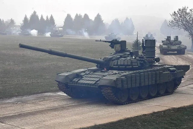 Xe tăng T-72 của quân đội Nga. Nguồn: Internet