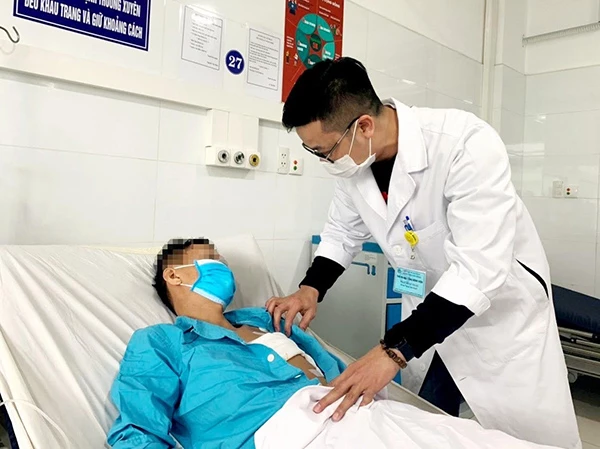 Bệnh nhân H.V.N đang được điều trị tại Bệnh viện Đà Nẵng và có thể xuất viện trong 1 - 2 ngày tới