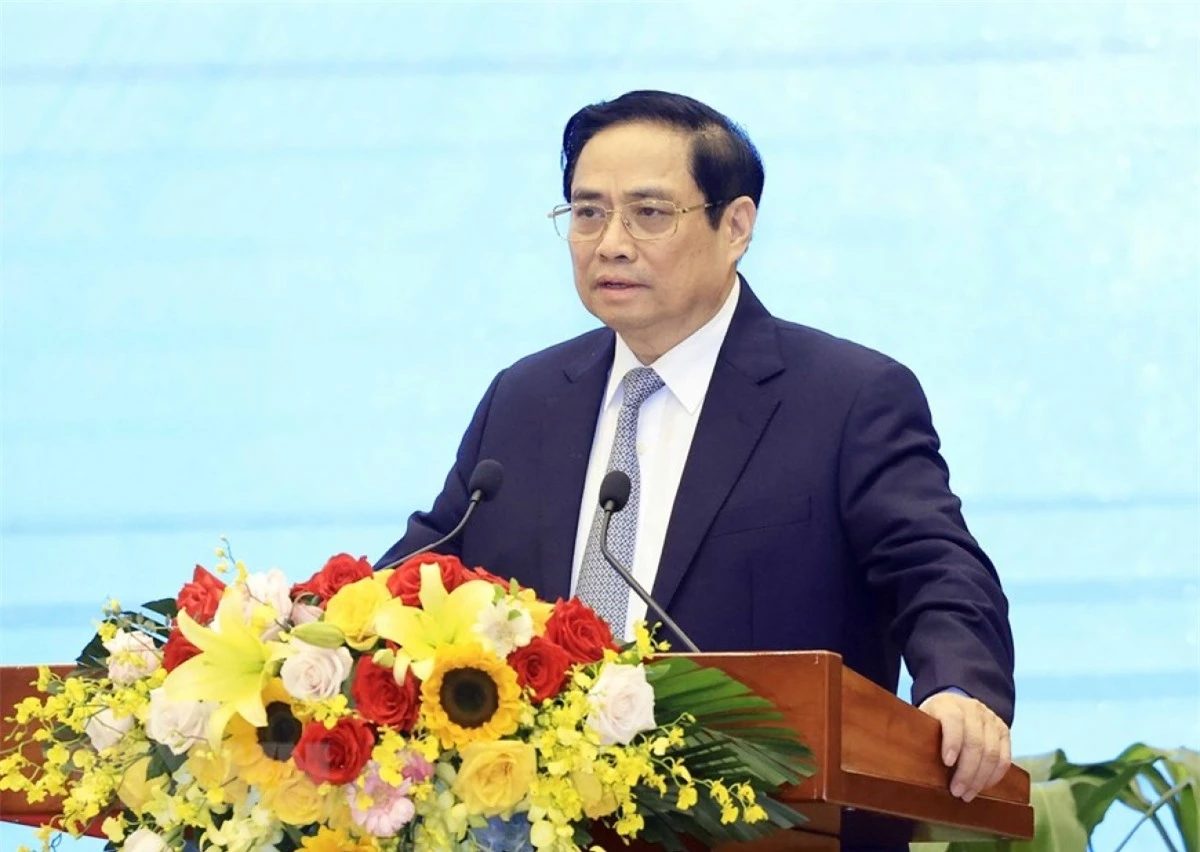 Thủ tướng Phạm Minh Chính phát biểu khai mạc Hội thảo.