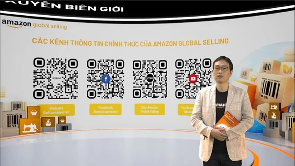 Hình: Ông Gijae Seong, Giám đốc Điều hành Amazon Global Selling Việt Nam phát biểu tại sự kiện