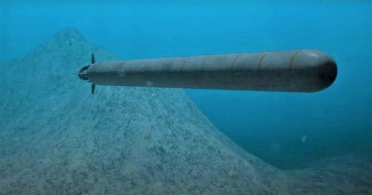 Hình dáng mô phỏng ngư lôi Poseidon. Nguồn: topwar.ru