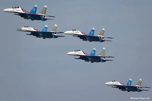 Các tiêm kích Su-27. Nguồn: Military Today