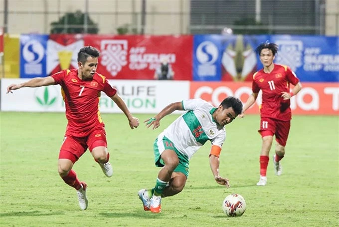 ĐT Việt Nam chỉ ghi đúng 1 bàn thắng trong 30 phút cuối trận - Ảnh: VFF 