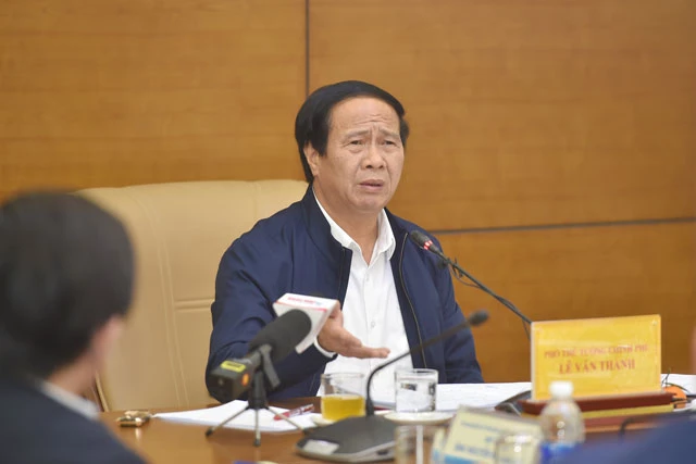 Phó Thủ tướng Lê Văn Thành: Ngành đường sắt dứt khoát phải hiện đại hóa. Ảnh VGP/Đức Tuân.