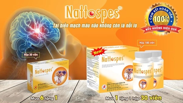 Nattospes có nhiều ưu đãi hấp dẫn giúp người dùng phòng ngừa tai biến mạch máu não hiệu quả.