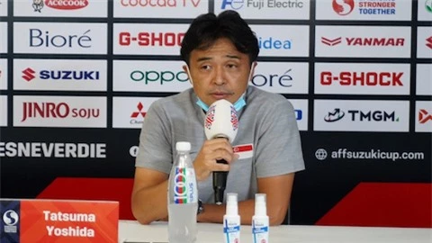 HLV Tatsuma Yoshida: “Singapore sẽ giành chiến thắng để có mặt ở trận chung kết”
