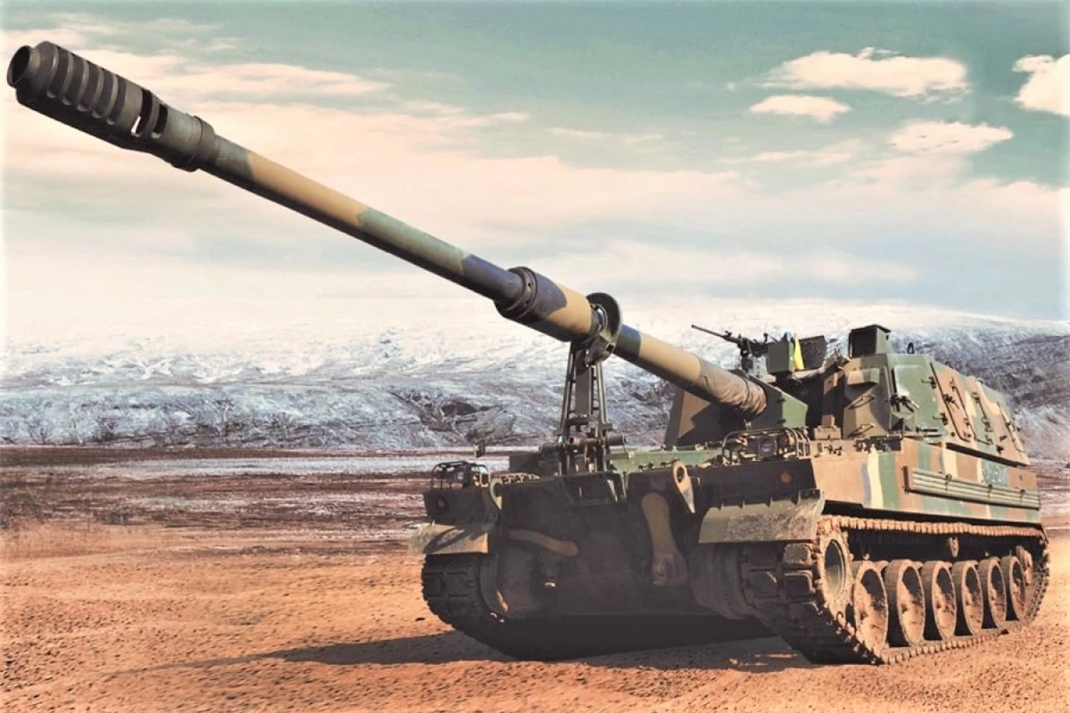 Pháo tự hành bánh xích cỡ 155 mm AS9 của Hàn Quốc; Nguồn: joint-forces.com