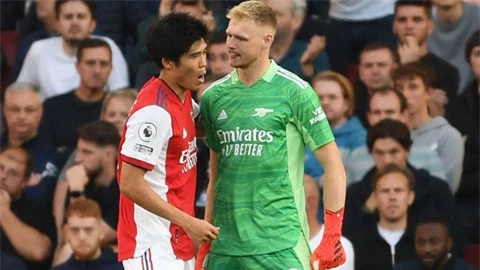 Ramsdale và Tomiyasu đang là hai nhân tố nổi bật ở hàng thủ Arsenal