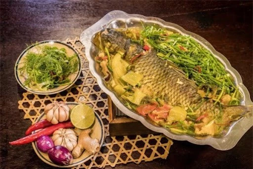 Cách nấu cá chép om dưa
