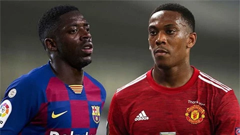 Barca gạ đổi Dembele lấy Martial