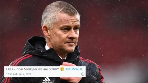 Fan MU xin lỗi... Solskjaer sau trận thua Wolves