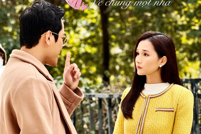 Chồng cũ Thu Quỳnh lại gây tò mò khi thân thiết với "vợ" Việt Anh, Quỳnh Nga đóng phim mới mà như đi show thời trang