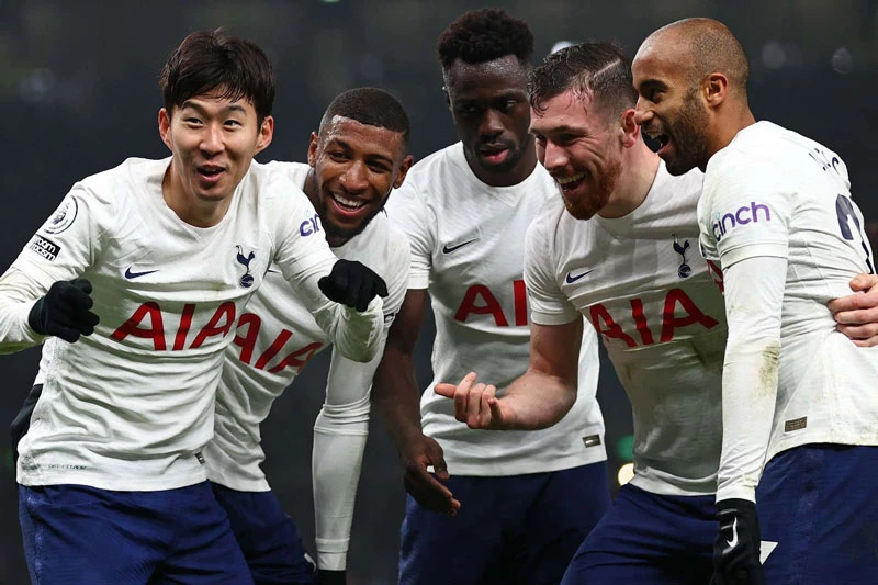 5. Tottenham (tổng giá trị đội hình: 579,65 triệu bảng).