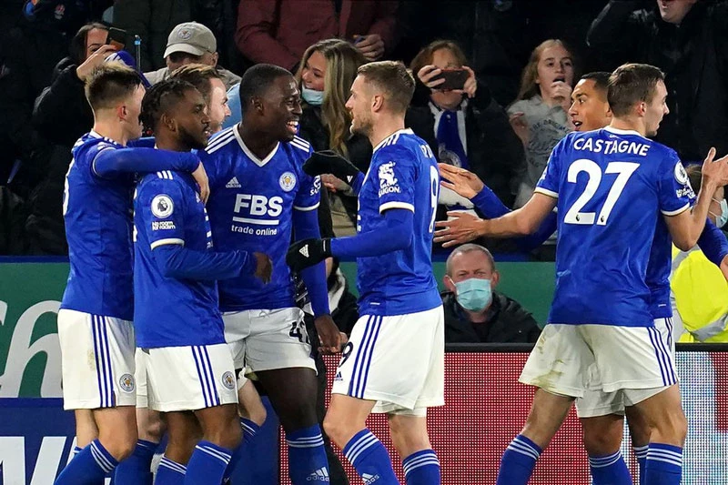 7. Leicester City (tổng giá trị đội hình: 462,22 triệu bảng).