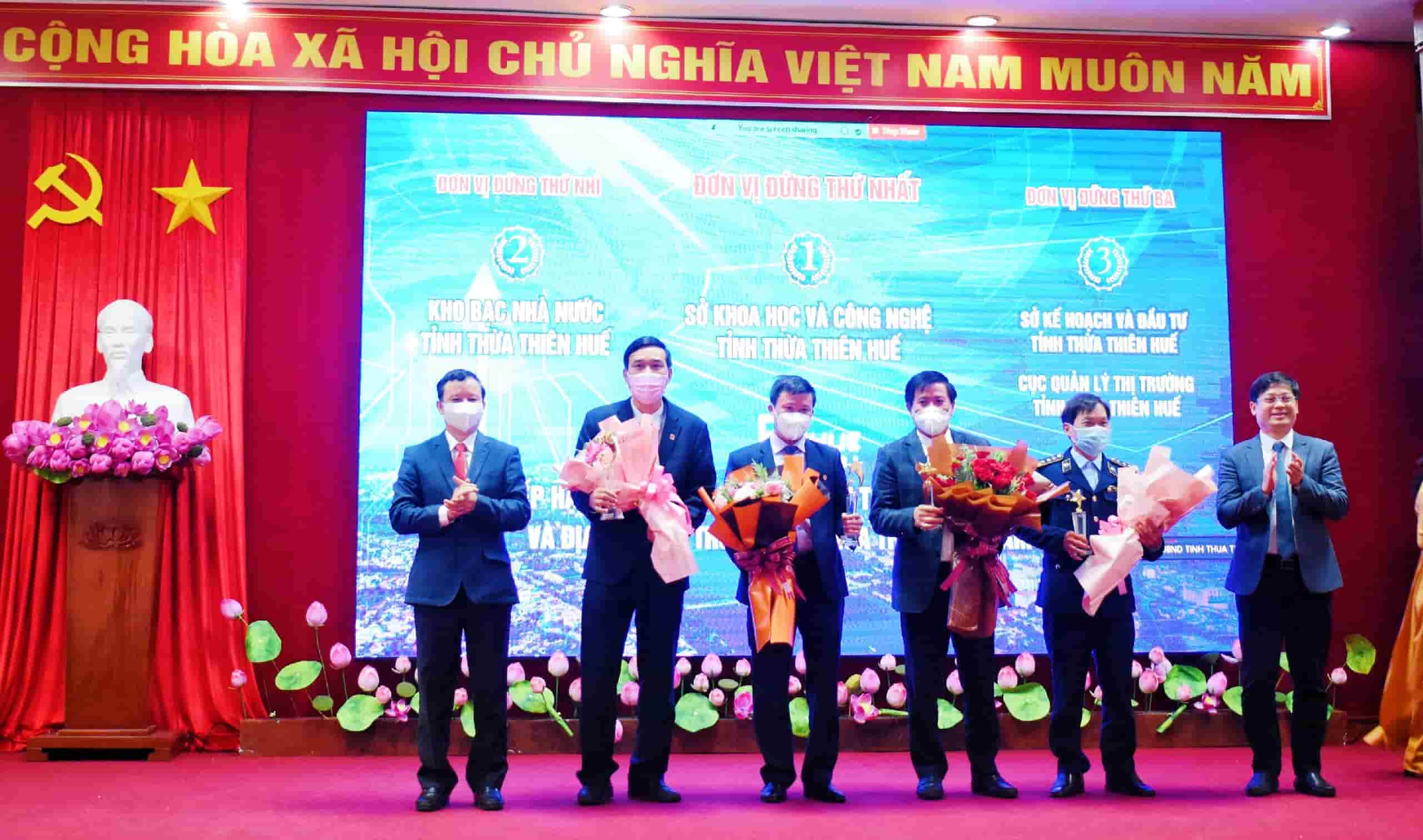 Thừa Thiên Huế: Sở Khoa học và Công nghệ dẫn đầu về năng lực cạnh tranh năm 2021