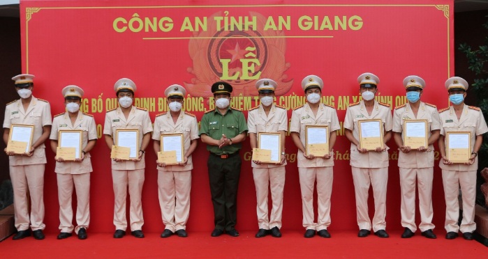 An Giang: 116 Công an chính quy đảm nhiệm chức danh Trưởng Công an xã