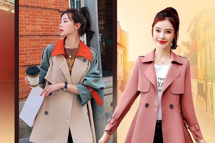 Sợ mặc áo ấm sẽ 'phát phì', bạn gái hãy chọn ngay áo gió Hàn Quốc để vừa giữ ấm, vừa khoe dáng