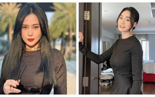 'Con dâu' Phương Oanh đụng hàng chiếc váy hơn 2 triệu đồng với 'mẹ chồng' Quách Thu Phương: Một chín một mười