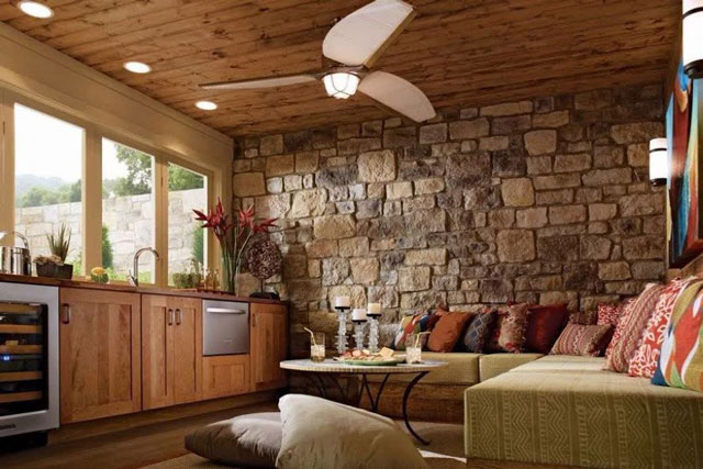 Chọn gạch đá ốp theo phong thủy đón tài lộc vào nhà