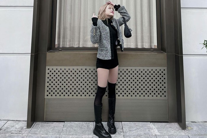 Mặc kệ chuyện ai kia, Thiều Bảo Trâm vẫn mướt mải mặc đẹp khoe dáng xinh