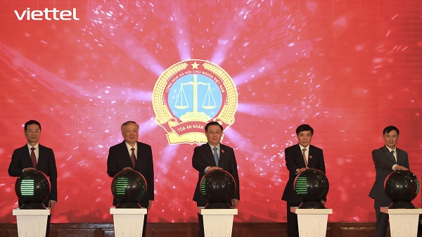 Viettel chính thức vận hành Trung tâm giám sát và điều hành hoạt động Toà án 

