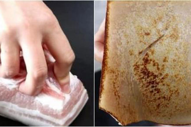 Không cần dùng nhíp hay hơ lửa, mẹo nhỏ này cũng giúp làm sạch lông trên bì lợn hiệu quả