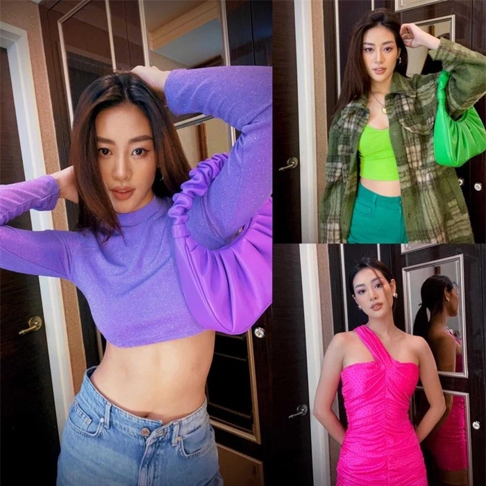 Hoa hậu Khánh Vân ‘chấp hết’ cả bảng màu với gu thời trang ‘biến hóa’ đa dạng