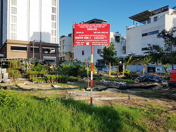 Khu đất A9 Võ Văn Kiệt hiện do Trung tâm Phát triển quỹ đất TP Đà Nẵng quản lý