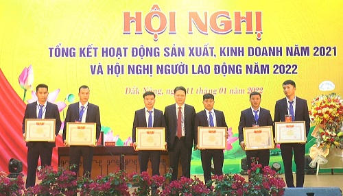 Công ty Nhôm Đắk Nông sản xuất 737 nghìn tấn Alumin trong năm 2021