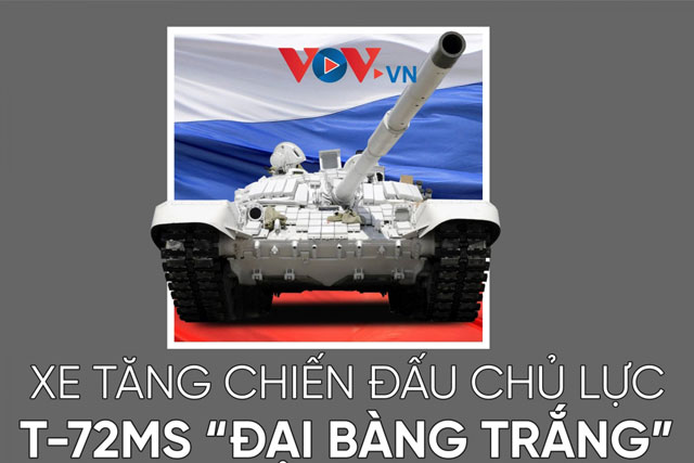 Xe tăng chiến đấu chủ lực "đại bàng trắng" T-72MS: Giá thành rẻ mà chất lượng