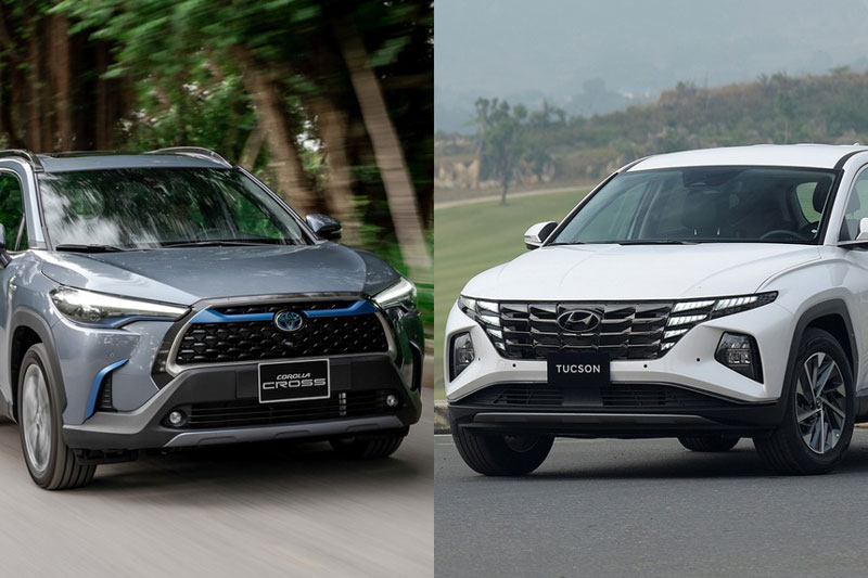 Tầm giá hơn 900 triệu đồng, chọn Toyota Corolla Cross hay Hyundai Tucson?