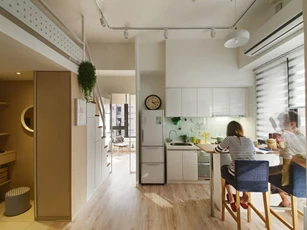 Căn hộ 45 m2 vẫn đủ tiện nghi dành cho người trẻ