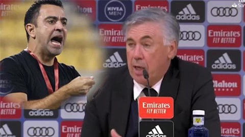 Xavi giận dữ sau trận thua Real, Ancelotti phản đòn cực gắt