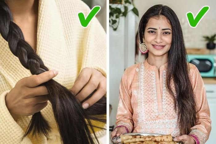 Phụ nữ Ấn Độ thường xuyên để tóc tết đi ngủ hóa ra là vì những lợi ích bất ngờ này