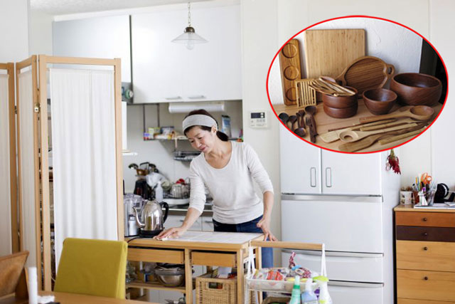 Mẹ đảm Hà Nội chia sẻ mẹo bảo quản chén đĩa bằng gỗ cực "đáng tiền" chỉ từ nguyên liệu tự nhiên có trong phòng bếp