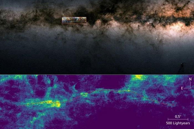 Phát hiện Maggie - bóng ma dài 3.900 năm ánh sáng vắt ngang thiên hà chứa Trái Đất
