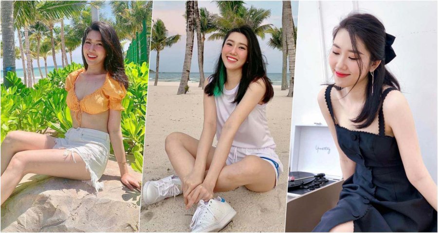 Thúy Ngân dù là ảnh không chỉnh sửa hay tự "dìm hàng" vẫn gây xao xuyến bởi nhan sắc xinh đẹp