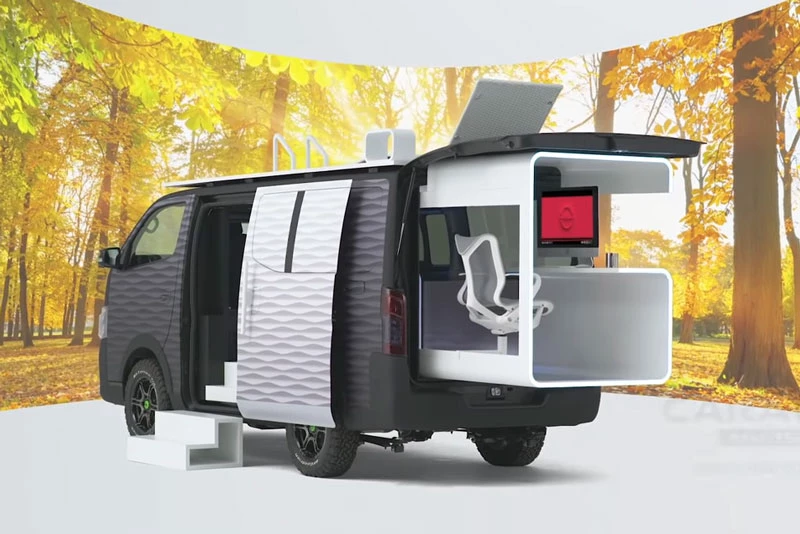 10. Nissan NV350 Office Pod.