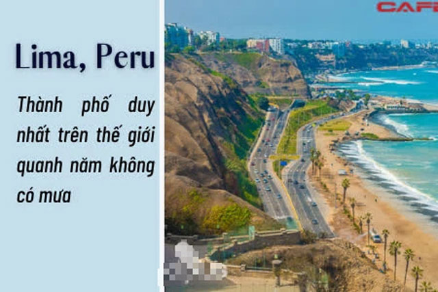 Thành phố kỳ lạ nhất hành tinh: 600 năm mới mưa một lần, không ai dùng ô hay áo mưa, nhà ở cũng chẳng cần lợp mái