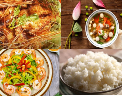 Thực đơn cơm chiều: Món ăn tuyệt vời ai cũng thích