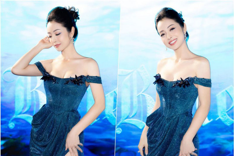 Jennifer Phạm không cần mặc đồ ôm sát hay cắt xẻ vẫn có chiêu khoe vóc dáng gợi cảm