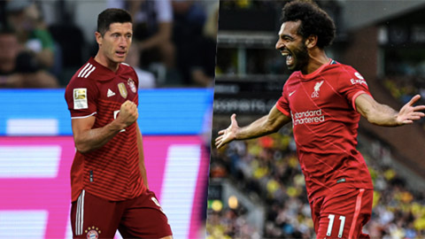 Chiếc giày Vàng châu Âu 2021/22: Benzema, Salah mỏi cổ ngóng Lewandowski