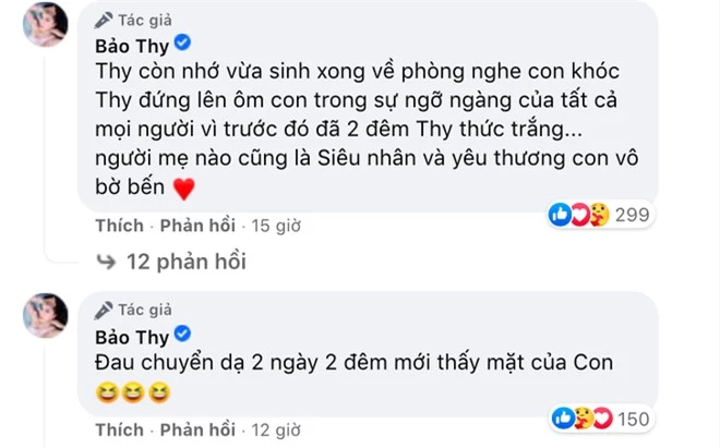 Bảo Thy tiết lộ chịu cơn đau đẻ suốt 2 ngày, vừa tỉnh đã làm 1 việc khiến ai cũng giật mình? - Ảnh 2.