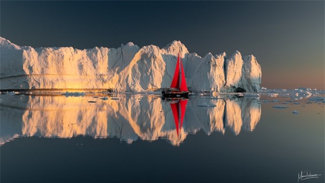 Vẻ đẹp huyền ảo của Vịnh Disko, Greenland. Ảnh: Locationscout.