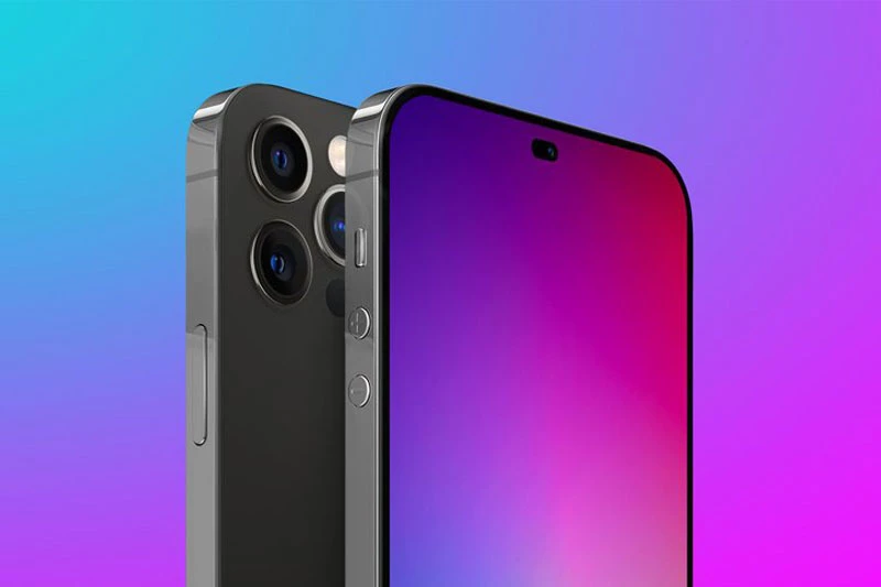 Bản dựng từ tin đồn iPhone có camera trước dạng viên thuốc, FaceID ẩn dưới màn hình.